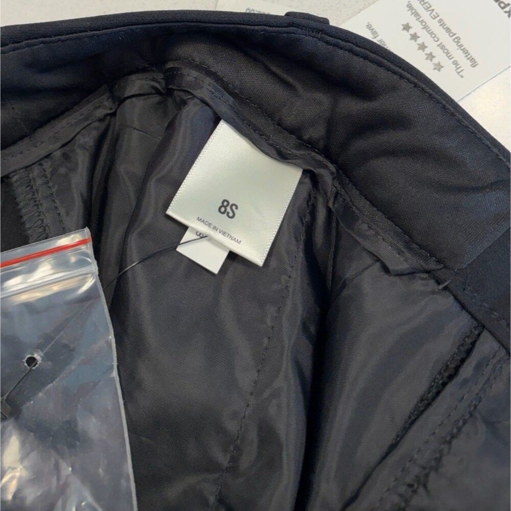 Express Women’s Black Editor Crop Dress Pants Size 8S Trousers NWT - Picture 5 of 7